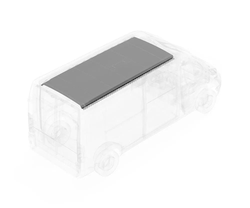 635-114-2614.HR – LEGEND FLEET Van Ceiling Liner, White Polypropylene Outer Layer With A Plastic Core Backed With Foa...